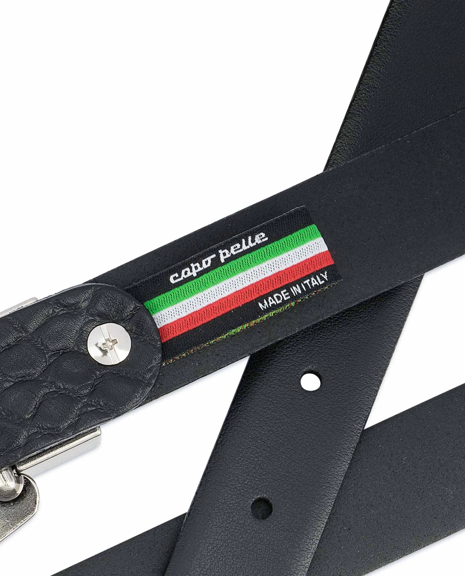 1 Inch Black Western Belt Womens | Antique Silver Buckle 10 1 Inch Black Western Belt Womens | Antique Silver Buckle - Image 8