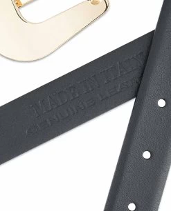 1 Inch Black Western Belt Womens | Floral Gold Buckle -Belt Shop 1 Inch Black Western Belt Womens Floral Gold Buckle Made in Italy