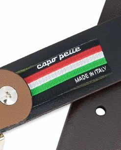 1 Inch Brown Western Belt Womens | Floral Gold Buckle -Belt Shop 1 Inch Brown Western Belt Womens Floral Gold Buckle Woven tag