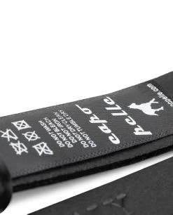 1 Inch Belt Strap In Black Smooth Leather 8 1 Inch Belt Strap In Black Smooth Leather -Belt Shop 1 inch Belt Strap in Black Smooth Leather 25 mm by Capo Pelle Care tag 1