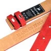 1 Inch Red Suede Belt Strap -Belt Shop 1 inch Red Suede Belt Strap Replacement Heat stamp