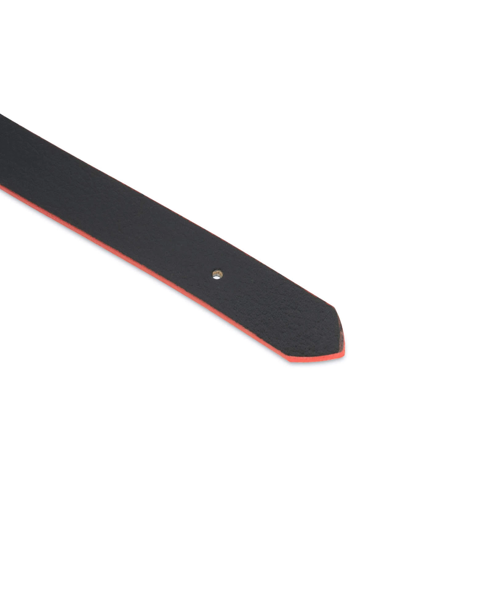 1 Inch Black Belt Leather Strap 4 1 Inch Black Belt Leather Strap - Image 2