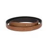 1 Inch Brown Leather Belt Strap