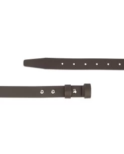 1 Inch Womens Brown Belt Without Buckle