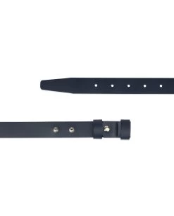 1 Inch Womens Dark Blue Belt Without Buckle