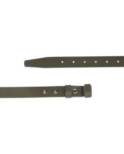 1 Inch Womens Green Belt Without Buckle