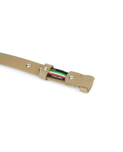 1 Inch Womens Khaki Belt Without Buckle -Belt Shop 1 inch womens khaki belt without buckle 4