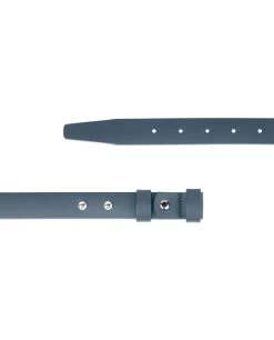 1 Inch Womens Light Blue Belt Without Buckle