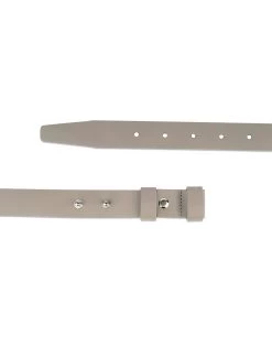 1 Inch Womens Taupe Belt Without Buckle