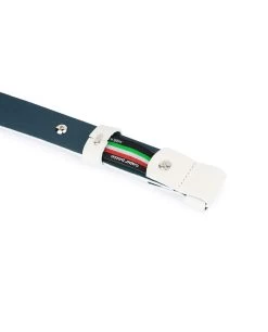 1 Inch Womens White Belt Without Buckle -Belt Shop 1 inch womens white belt without buckle 4