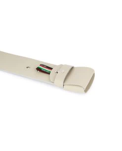 2 Inch Womens Beige Belt Without Buckle -Belt Shop 2 inch womens beige belt without buckle 4