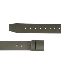 2 Inch Womens Green Belt Without Buckle