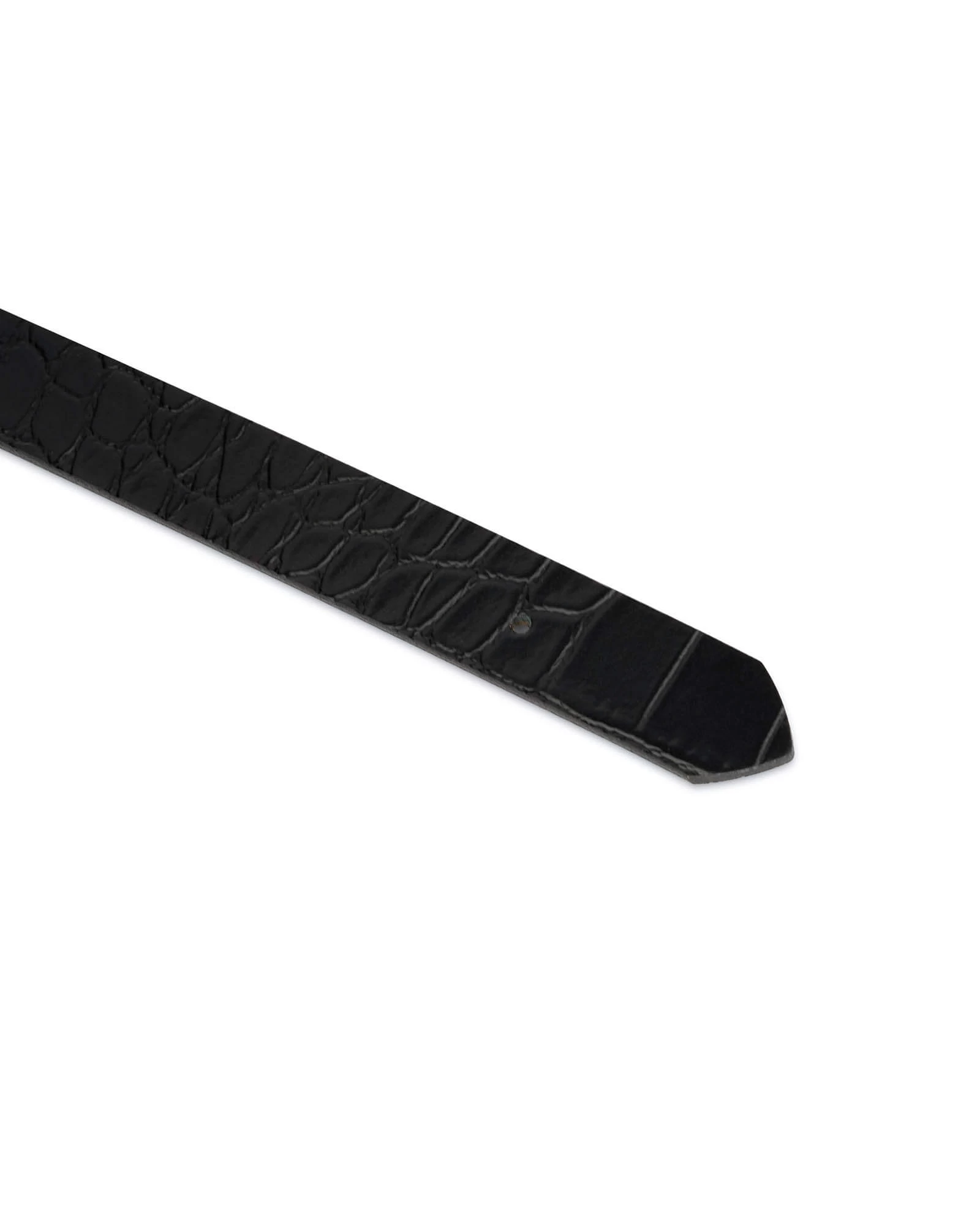 25 Mm Replacement Croco Leather Belt Strap 3 25 Mm Replacement Croco Leather Belt Strap