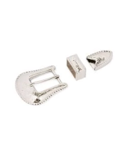 3 Piece Western Belt Buckle Set | Nickel Silver