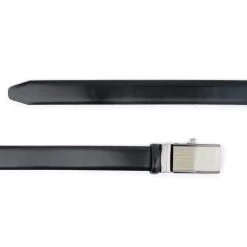 3.0 Cm Mens Comfort Click Belt – Black Genuine Leather