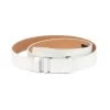Automatic White Buckle Belt Without Holes