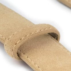 Designer Beige Suede Belt For Jeans 17 Designer Beige Suede Belt For Jeans -Belt Shop BGSD35LESU 4 1 3