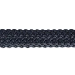 Black Braided Western Belt With Antique Gold Buckle 14 Black Braided Western Belt With Antique Gold Buckle -Belt Shop BLBR35BUSI 1 3