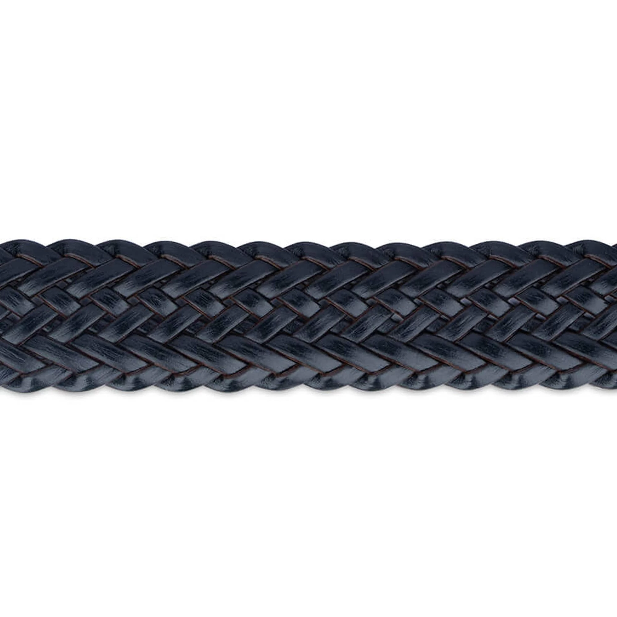 Black Braided Western Belt With Copper Buckle 5 Black Braided Western Belt With Copper Buckle - Image 3