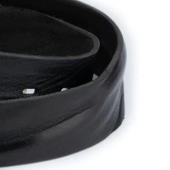 Black Wide Western Leather Belt With Unique Buckle -Belt Shop BLFG40RPSR 2