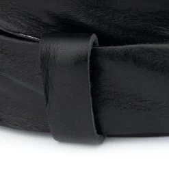 Black Womens Jeans Belt With Western Buckle 17 Black Womens Jeans Belt With Western Buckle -Belt Shop BLFG40RPSR 3 1