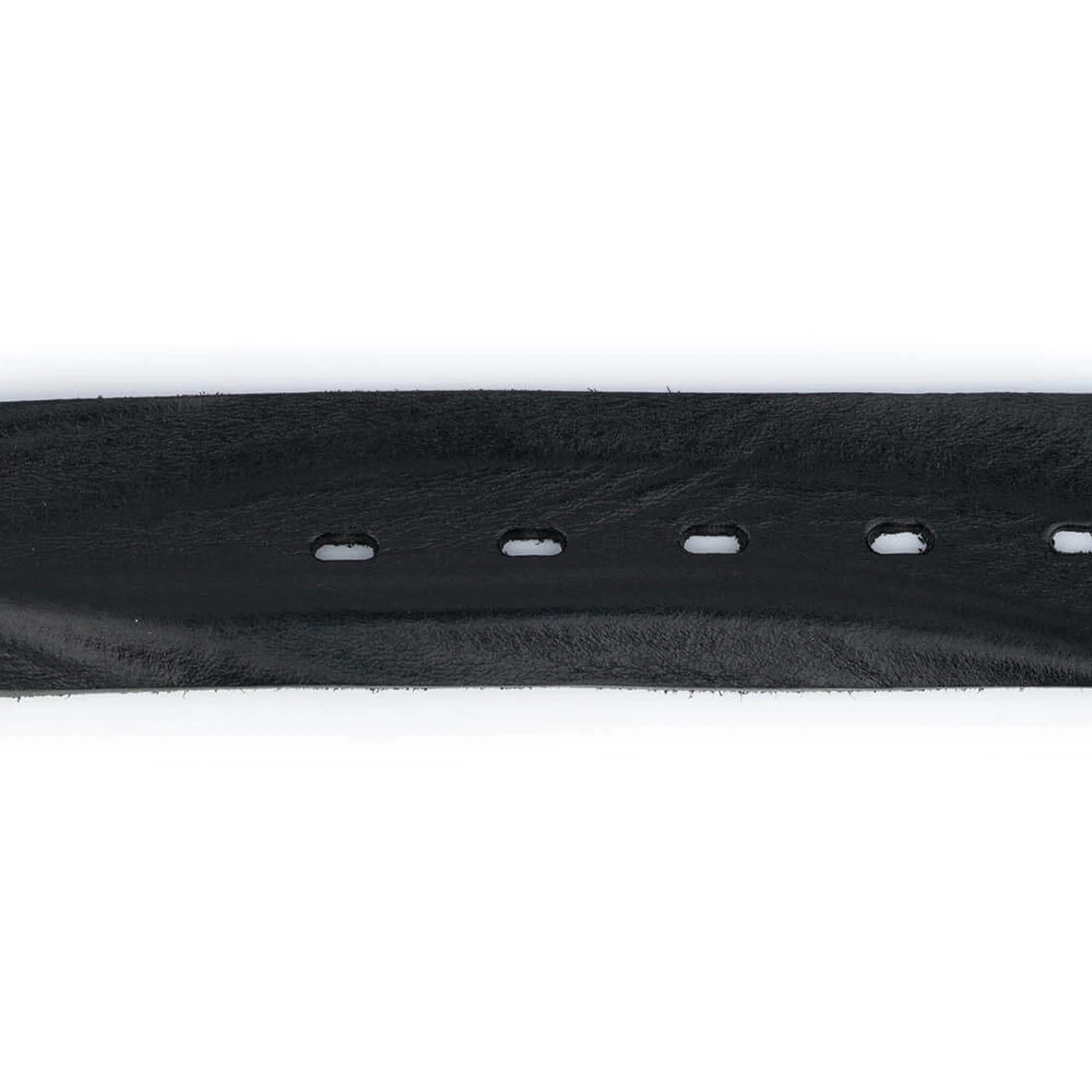 Wide Western Belt – Genuine Leather With Silver Buckle 7 Wide Western Belt – Genuine Leather With Silver Buckle - Image 5