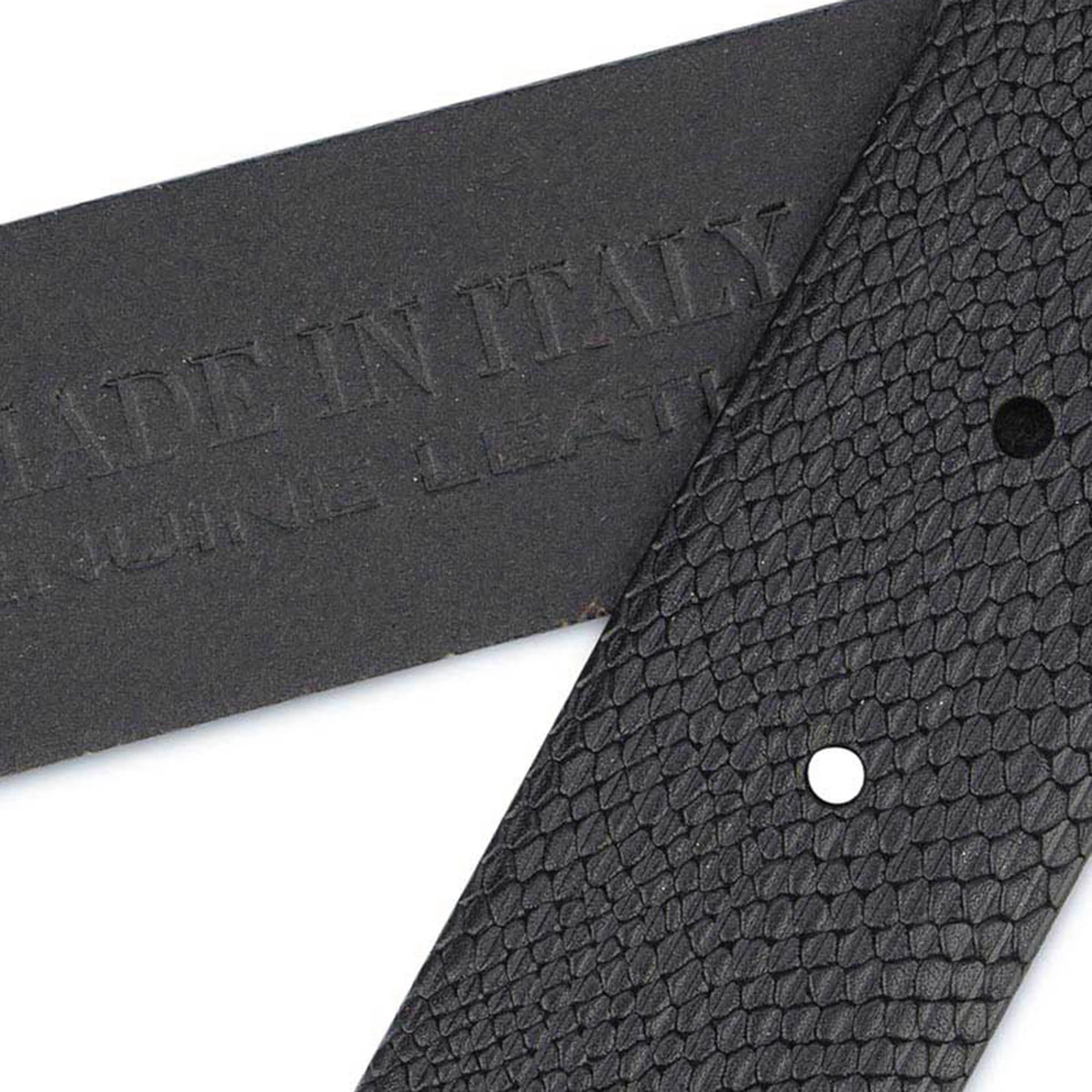 Exclusive Mens Snake Print Western Belt With Silver Buckle 6 Exclusive Mens Snake Print Western Belt With Silver Buckle - Image 4