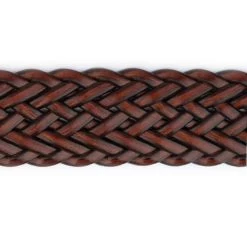 Brown Braided Western Belts With Copper Buckle 14 Brown Braided Western Belts With Copper Buckle -Belt Shop BRAI35BRTN 3