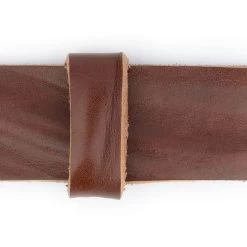Brown Cowboy Belt – Italian Real Leather With Buckle -Belt Shop BRFG40RPSR 2 1
