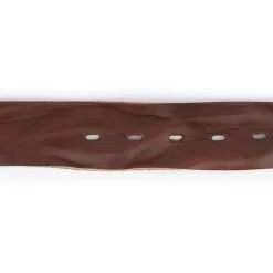 Brown Cowboy Belt – Italian Real Leather With Buckle -Belt Shop BRFG40RPSR 4 1