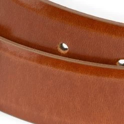 Stylish Womens Brown Belt With Gold Buckle -Belt Shop BROW35RVGR 2