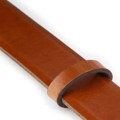 Western Cowboy Tan Leather Belt With Bronze Buckle -Belt Shop BROW35RVGR 4 4