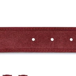 Burgundy Suede Western Belt With Copper Rhinestone Buckle 15 Burgundy Suede Western Belt With Copper Rhinestone Buckle -Belt Shop BUST35RGSU 3 1
