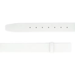 Belt Strap Replacement | 35 Mm White Leather