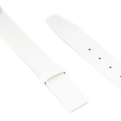 Belt Strap Replacement | 35 Mm White Leather 13 Belt Strap Replacement | 35 Mm White Leather -Belt Shop Belt Strap Replacement 35 Mm White Leather 3