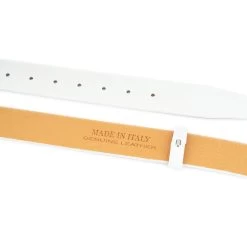 Belt Strap Replacement | 35 Mm White Leather 11 Belt Strap Replacement | 35 Mm White Leather -Belt Shop Belt Strap Replacement 35 Mm White Leather 5