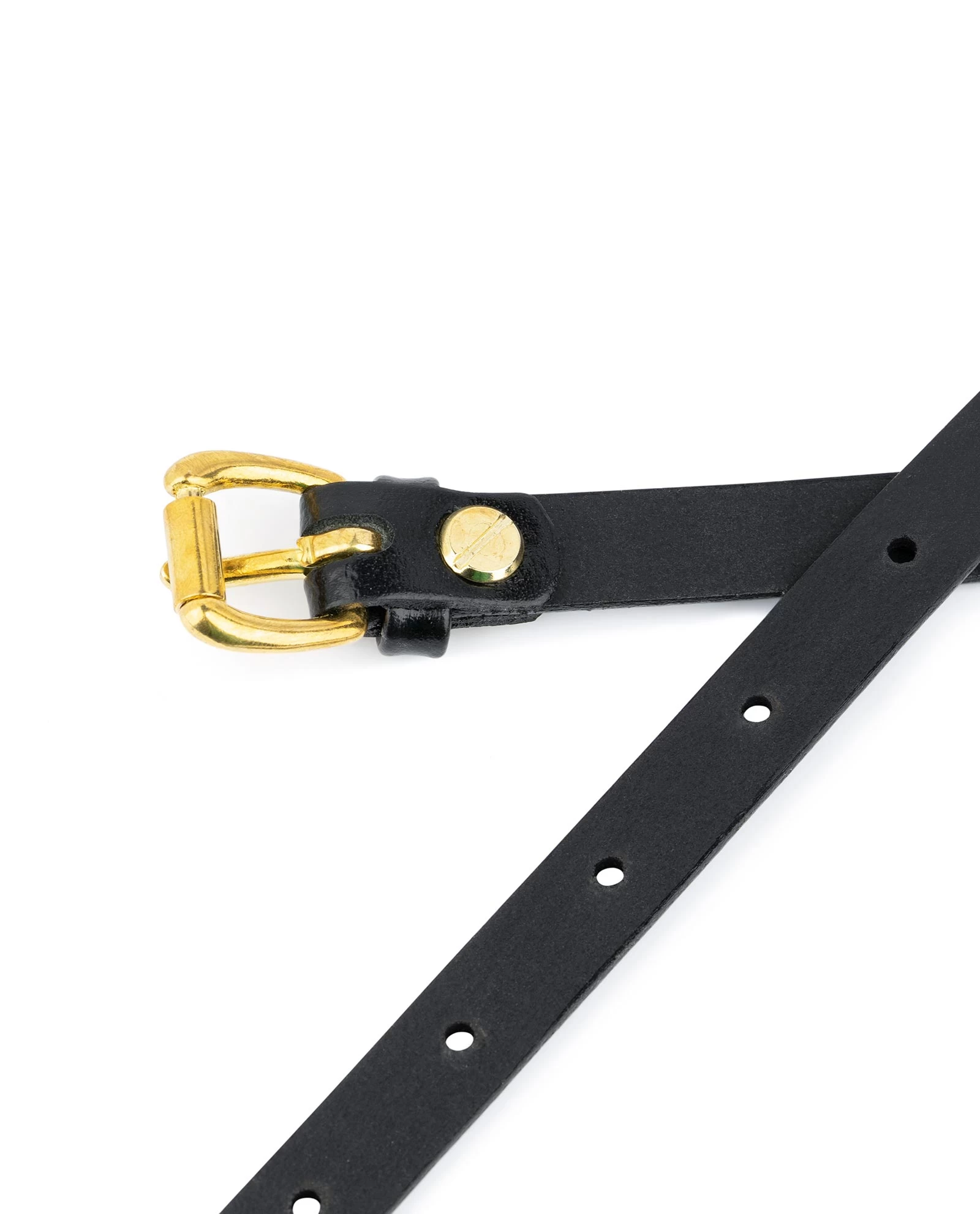 Girls Leather Belt With Brass Buckle 5 Girls Leather Belt With Brass Buckle - Image 3