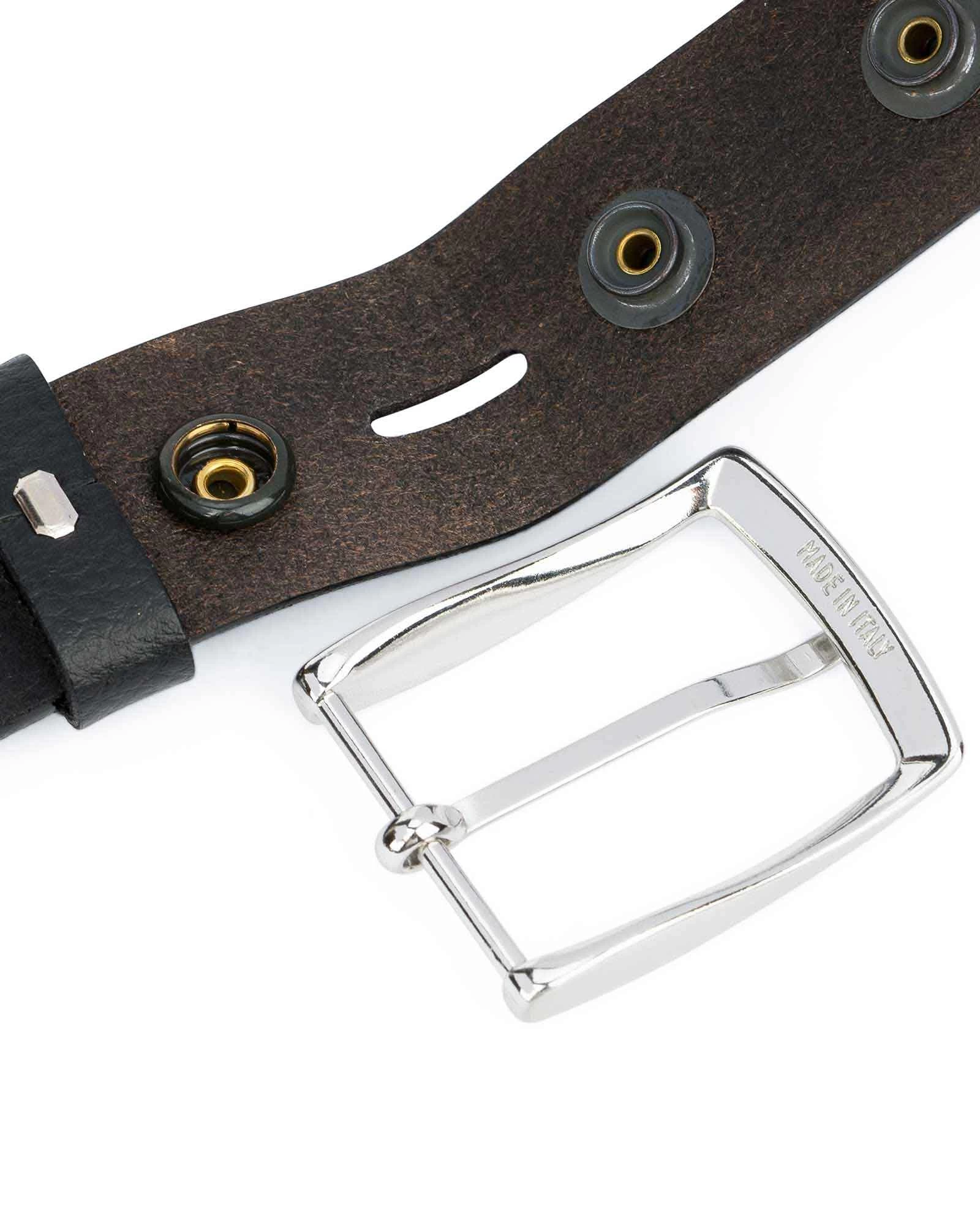 Belt With Removable Buckle | Italian Leather 12 Belt With Removable Buckle | Italian Leather - Image 10