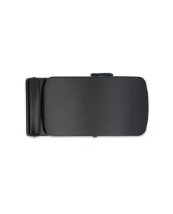 Black Automatic Belt Buckle -Belt Shop Black Automatic Belt Buckle Top