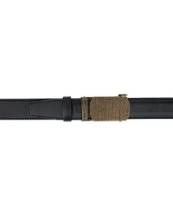 Black Automatic Belt With Bronze Buckle -Belt Shop Black Automatic Belt With Bronze Buckle 3