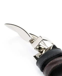 Black Brown Reversible Belt | Men’s 30 Mm 14 Black Brown Reversible Belt | Men’s 30 Mm -Belt Shop Black Brown Reversible Belt Mens 30 mm Swivel buckle