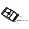 Black Center Bar Belt Buckle 30 Mm -Belt Shop Black Center Bar Belt Buckle 30 mm 2