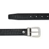 Black Crocodile Embossed Leather Belt For Men 2 Black Crocodile Embossed Leather Belt For Men -Belt Shop Black Crocodile Embossed Leather Belt For Men 2