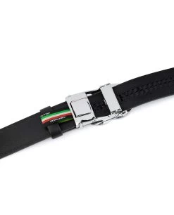 Black Double Circle Belt Automatic Buckle 9 Black Double Circle Belt Automatic Buckle -Belt Shop Black Double Circle Belt Automatic Buckle 4