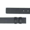 Black Leather Belt No Buckle | Replacement Strap -Belt Shop Black Leather Belt No Buckle Replacement Strap Pebbled