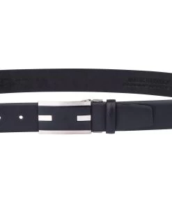 Black Leather Belt For Men