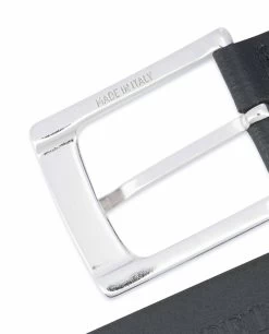 Black Leather Belt With France Flag Colors 15 Black Leather Belt With France Flag Colors -Belt Shop Black Leather Belt with France Flag Colors Itaklian Buckle