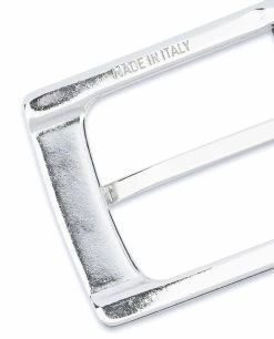 Black Leather Belt With Sweden Flag Colors -Belt Shop Black Leather Belt with Sweden Flag Colors Italian buckle