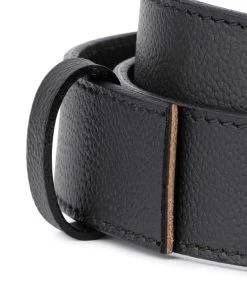 Black Leather Strap For Men’s Automatic Belt -Belt Shop Black Leather Strap for Mens Automatic Belt 2