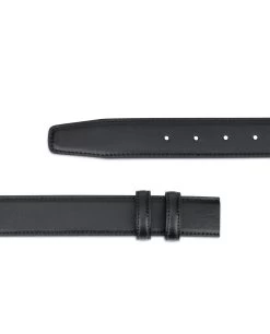 Black Mens Belt Without Buckle